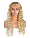 IM Beauty 613 Blonde Human Hair 13*4 Lace Frontal Deep Wave Wig