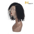 IM Beauty Human Hair Lace Frontal Bouncy Curly Bob Wig