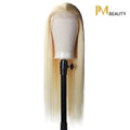 Indian Human Hair Blonde 613 13*4 Lace Front Wig Straight